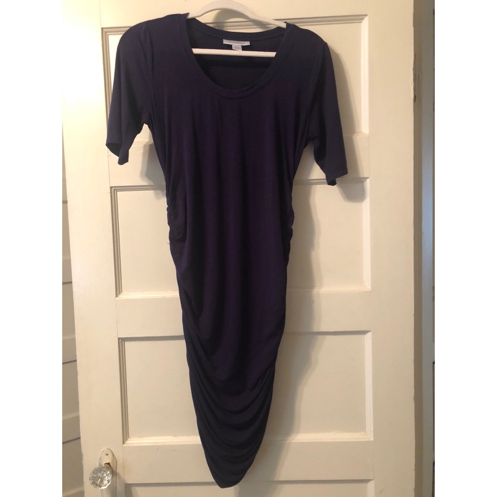 Motherhood Navy Maternity Dress